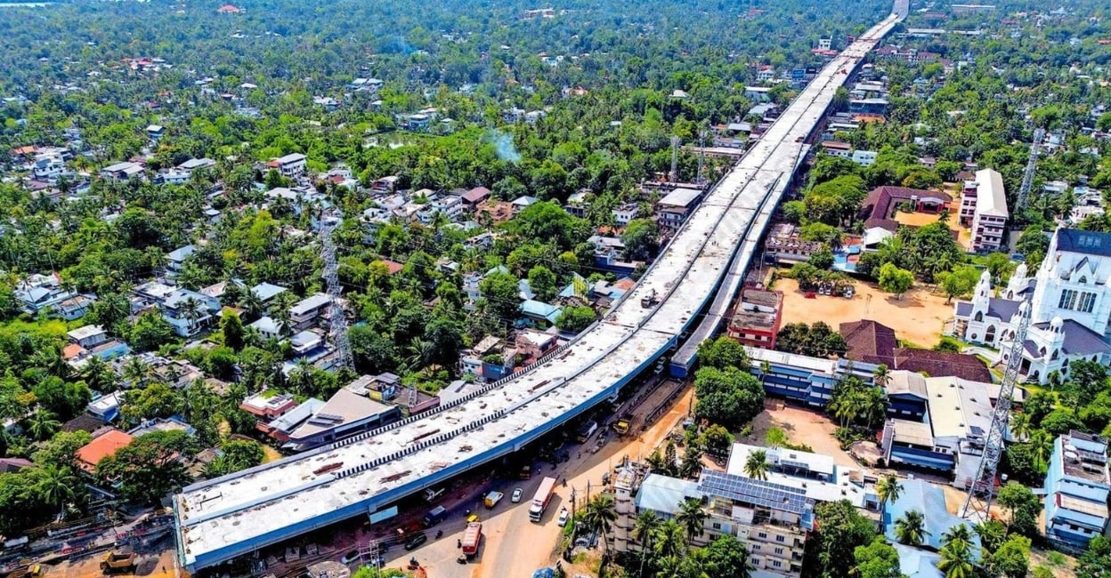 India's longest single-pillar elevated highway, 13.23km long and costing 2,200 crore, is 93% complete. It's now expected to finish by December,